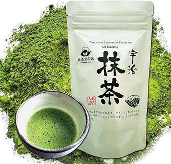 Sunpu-do Tea Shop Uji Matcha | Special Selection Domestic Matcha Powder for Tea Ceremony with Zipper for Cooking, Beauty, Health Uji Tea 1 bag, Uji Matcha 45g