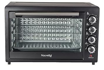 Nouvetta Oven Toaster Griller 1800W 40 Litres, Black