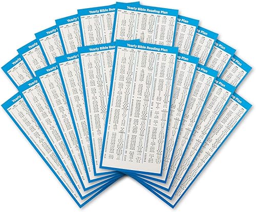Miniatura 6 de Tarjetas de plan de lectura bíblica de un año, comienza en cualquier lugar, en cualquier momento, paquete de 50