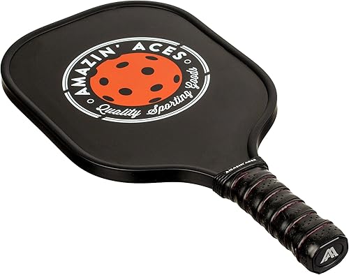 Miniatura 10 de Amazin' Aces Signature Pickleball Paddles, Pickleball Set, Pickleball Rackets with Graphite Face & Polymer Honeycomb Cor