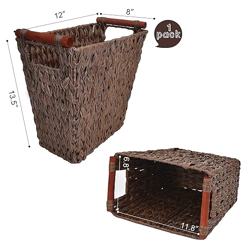 Miniatura 8 de GRANNY SAYS Paquete de 1 cesta de basura de mimbre y 3 cestas de almacenamiento de mimbre