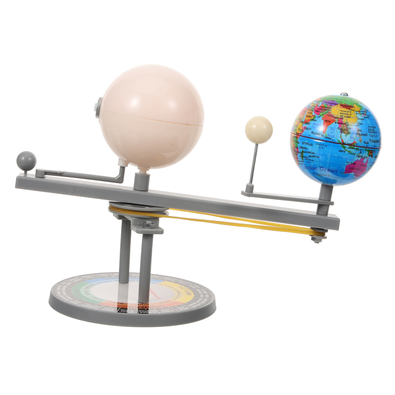 Eaglemoss Build A Model Earth Moon And Sun Orbiter Tellurion – Spare Part #63: Moon Axis & Wheel (Brass) - View #3
