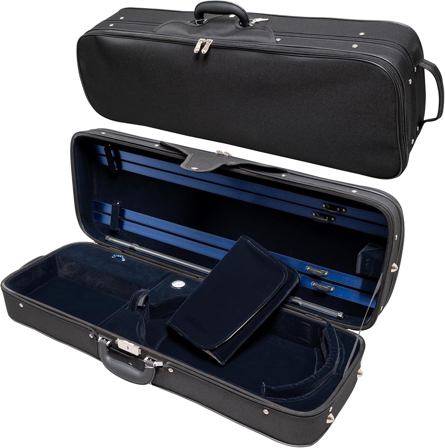 MI&VI Vivace Series Hard Wood Hybrid Viola Case — Light Oblong Case for Violas, AW-7015 (16" to 16.5" inch)