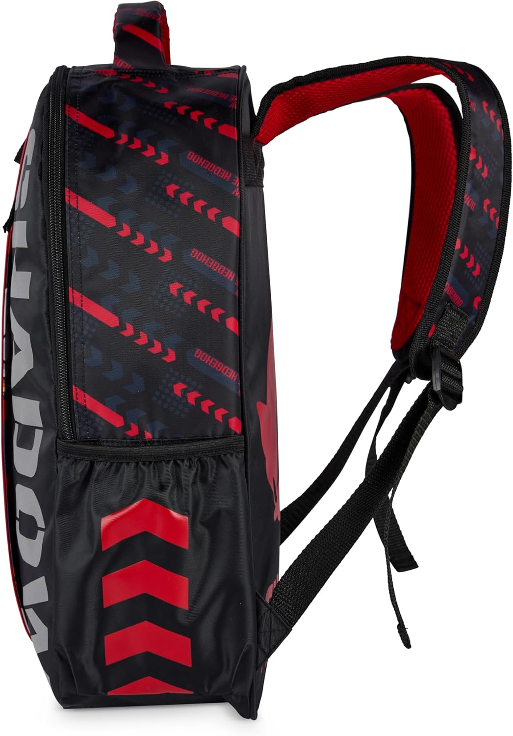 AI ACCESSORY INNOVATIONS Sonic The Hedgehog Backpack for Boys & Girls, Shadow 16 Inch Schoolbag with Reflective Ink, Black