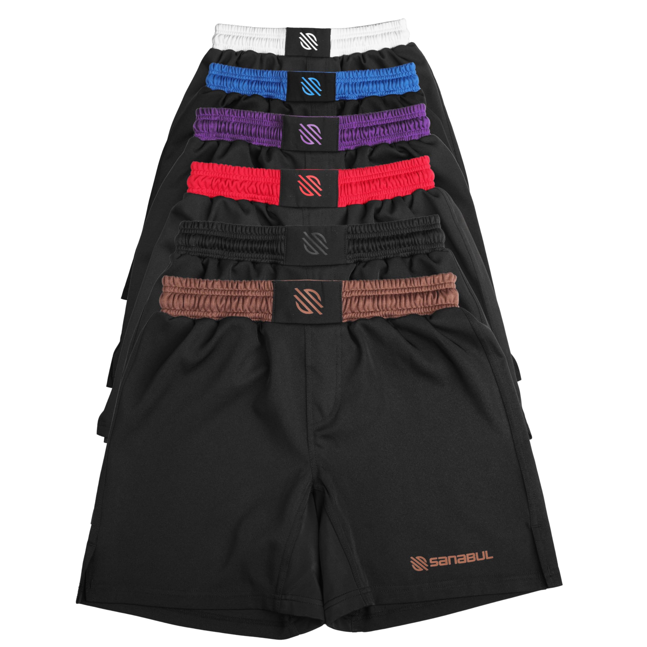 Sanabul Essential MMA Shorts for Men Boxing No Gi Jiu Jitsu Grappling BJJ Shorts