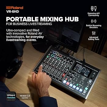 Amazon | Roland VR-6HD ダイレクトストリーミング AVミキサー