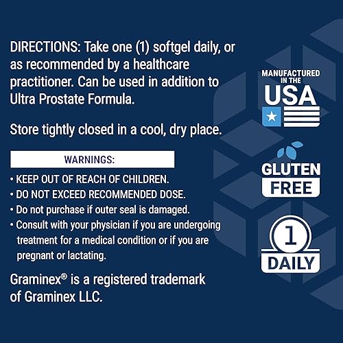 Miniatura 7 de Life Extension Polen de prosta de triple fuerza – Salud de la próstata – 1 diario – Sin gluten – 30 cápsulas blandas