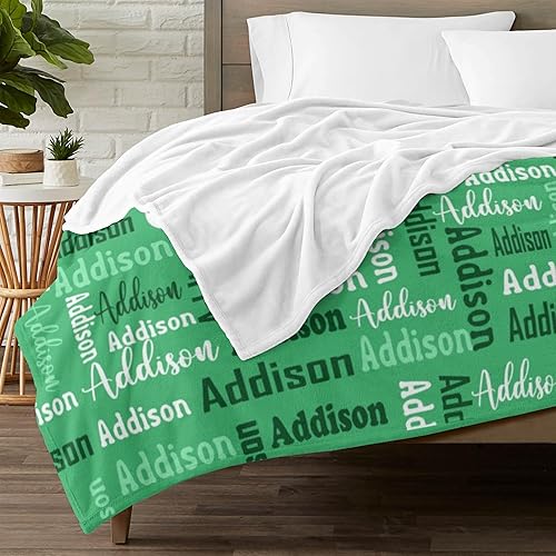 Miniatura 9 de Dr.TOUGH Mantas personalizadas para niños y adultos, mantas personalizadas con nombre para niños, manta de bebé personalizada, regalos