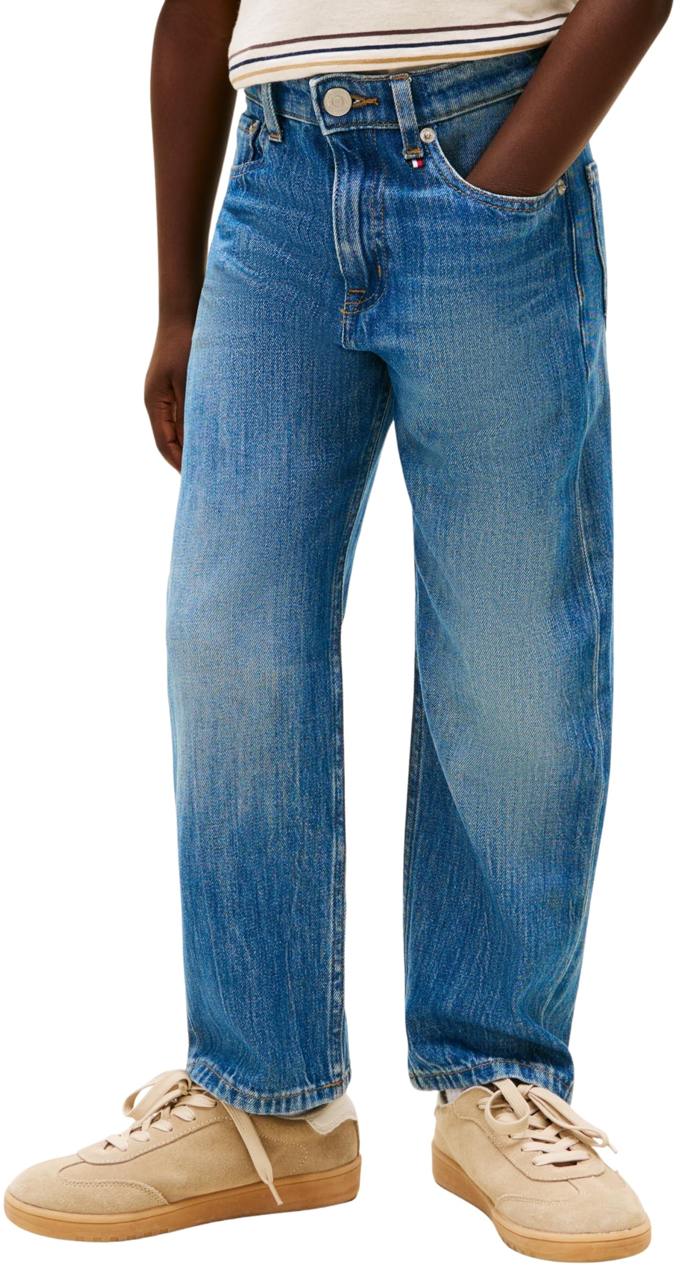 Tommy Hilfiger Jungen Locker Relaxed Washed Medium Jeans Kb0kb10341