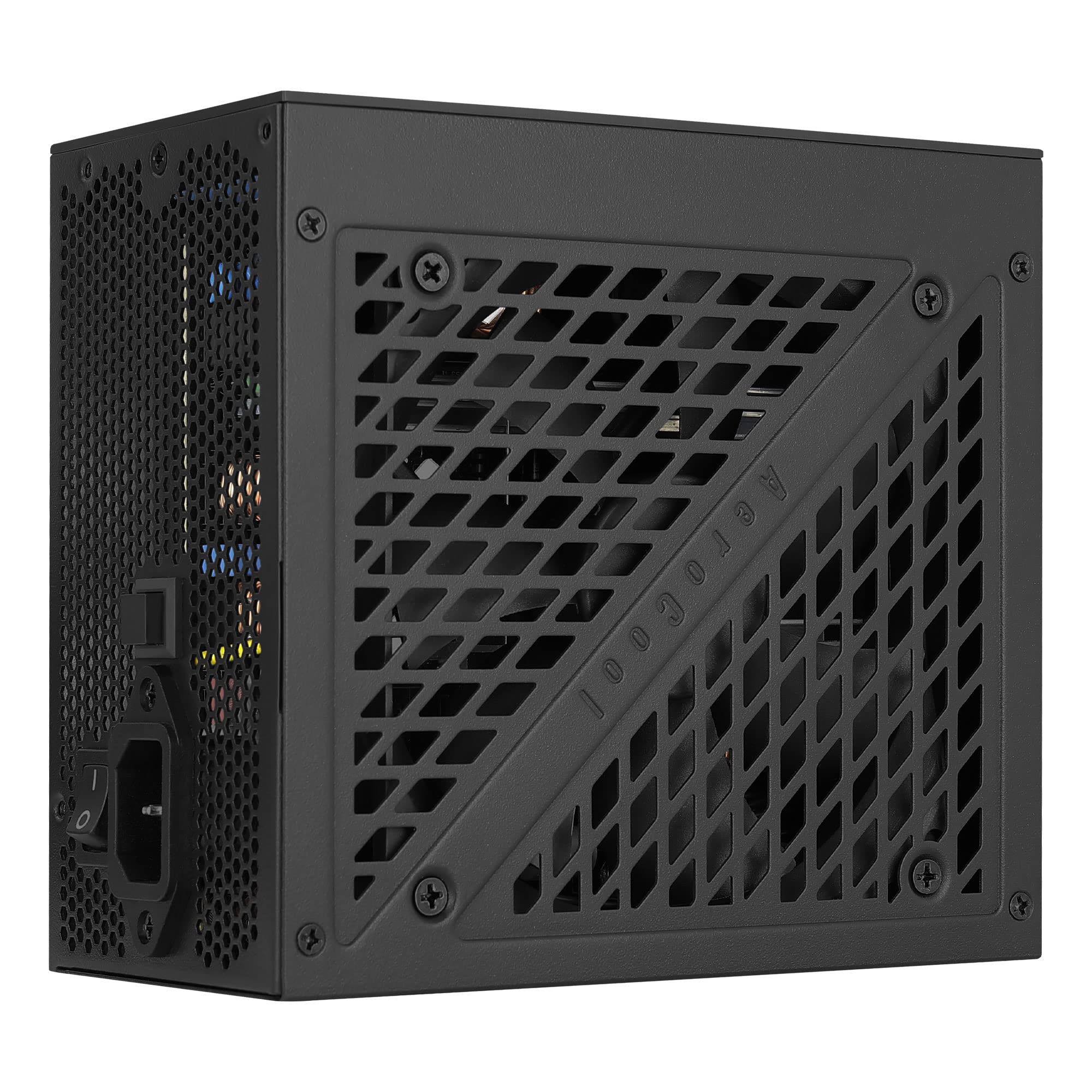 Aerocool MIRAGEGOLD650, Fuente Alimentación PC 650W, RGB Infinity Mirror, 80Plus Gold, Condensadores Japoneses