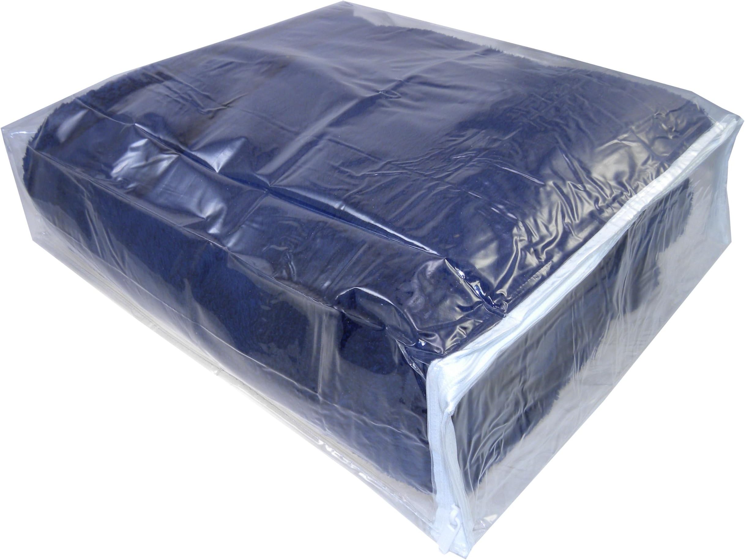 Clear Vinyl Zippered Storage Bags 15x18x4 Inch, Set of 5, AK Plastics by AntiqueKitchen