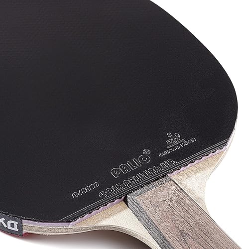 Miniatura 6 de Dynasty Extra Penhold - Raqueta de tenis de mesa y estuche - Gomas Palio aprobadas por la ITTF - Pala de ping pong estilo chino