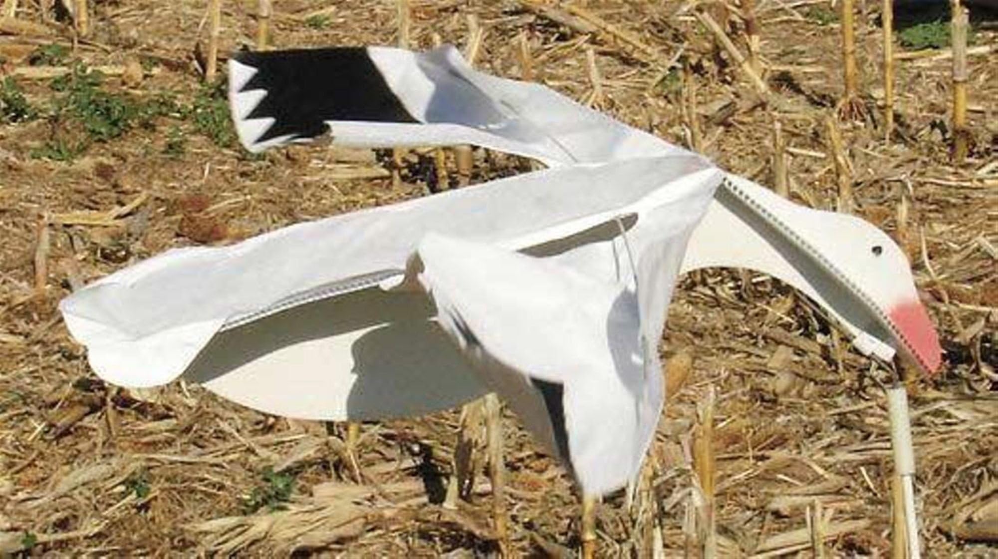 JustcheeSillosocks Flapping Snow Goose Decoy, White
