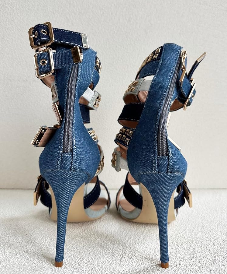 Frankie Hsu Sandalias De Tacón Alto Para Mujer Y Niña, Botines De