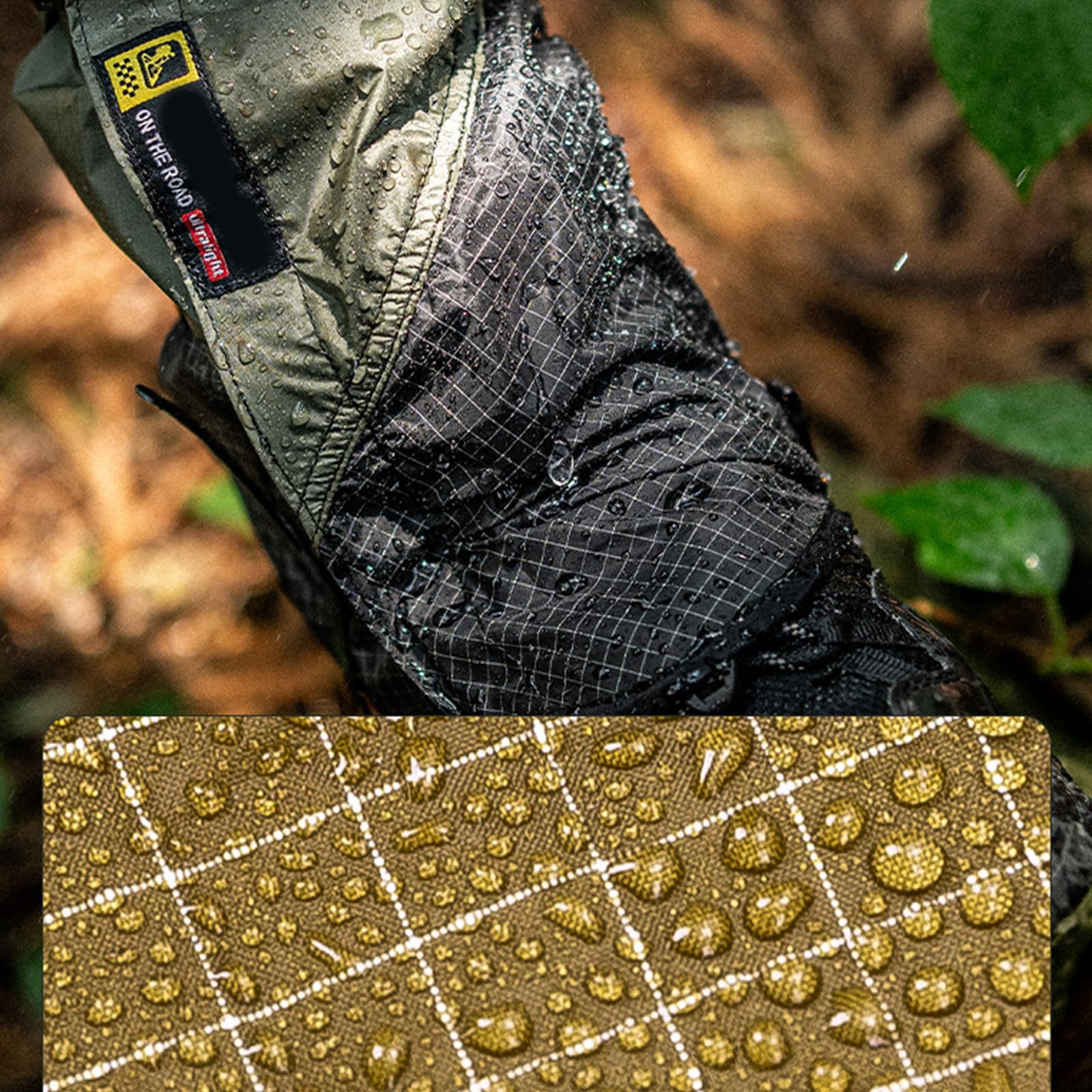 Équipement de camping, guêtres de neige imperméables et durables en nylon pour cyclisme, randonnée, ski