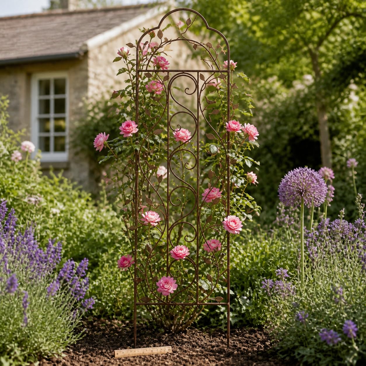 Treillis Jardin Métal Motif Oiseau