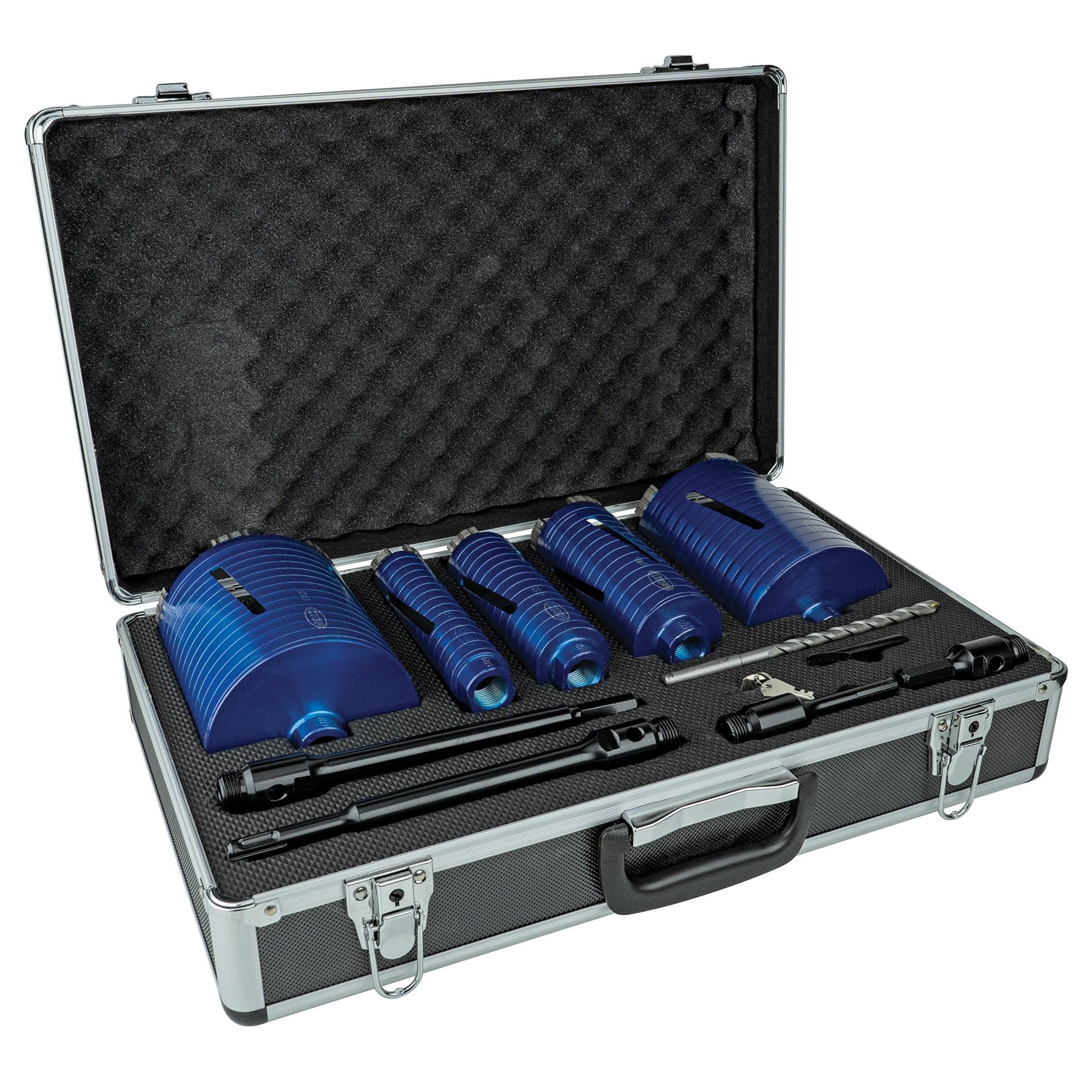 MEXCO Slotted Dry Core Drill Bit Kit 11 Piece XCEL Grade MEXA11DCDK11