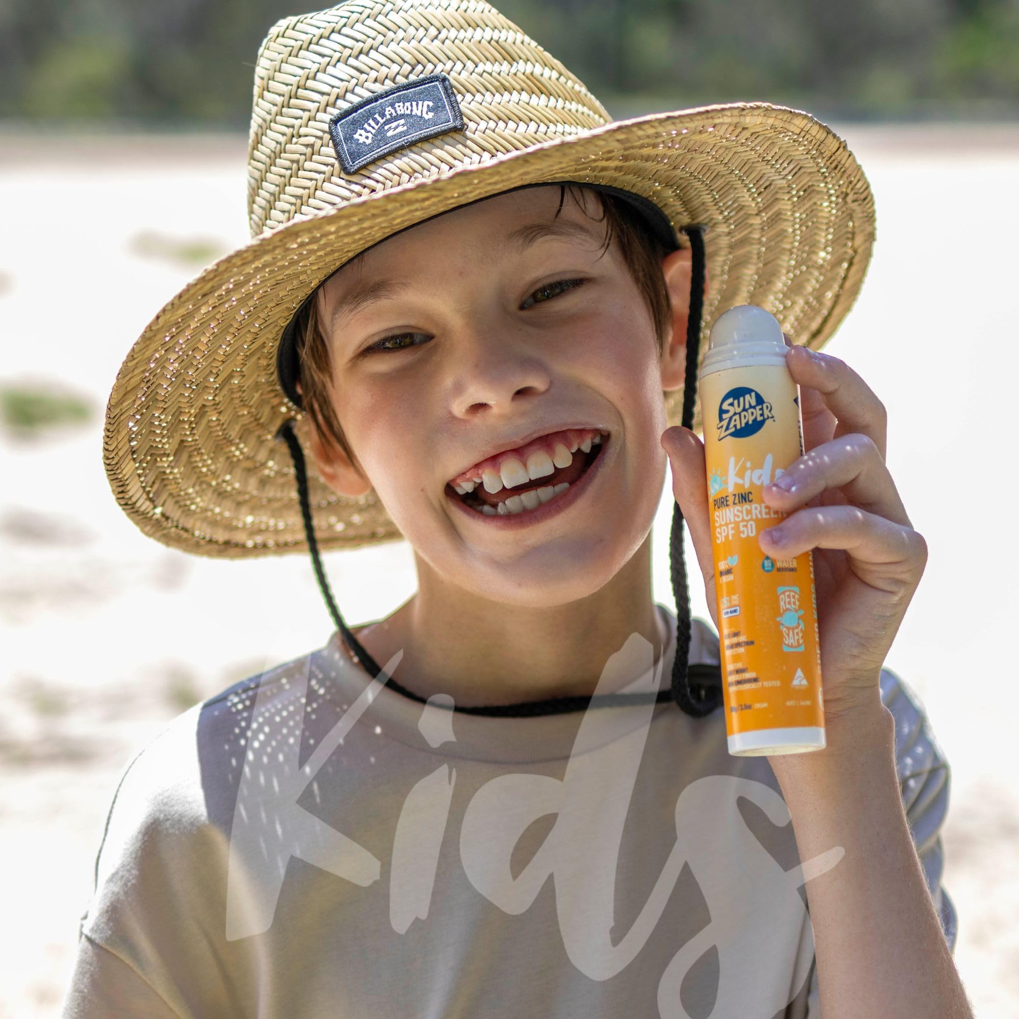 Pure Zinc Kids Mineral Sunscreen SPF 50 Natural Kids Sun Cream, No Chemicals & Made in Australia, 100 g (Pack of 1) - Image 4
