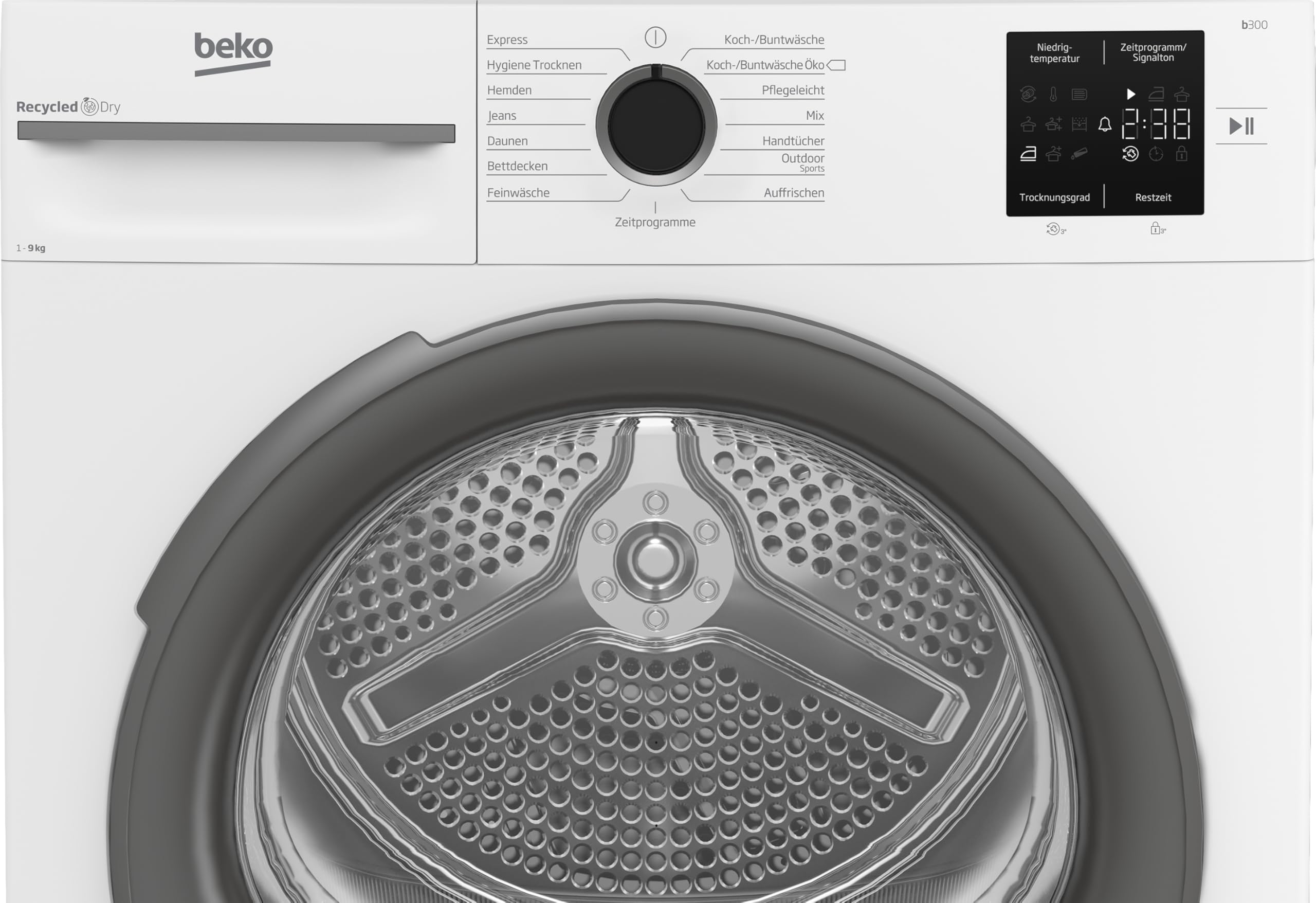 Beko BM3T39210W1 Wärmepumpentrockner 9 kg – Bild 4