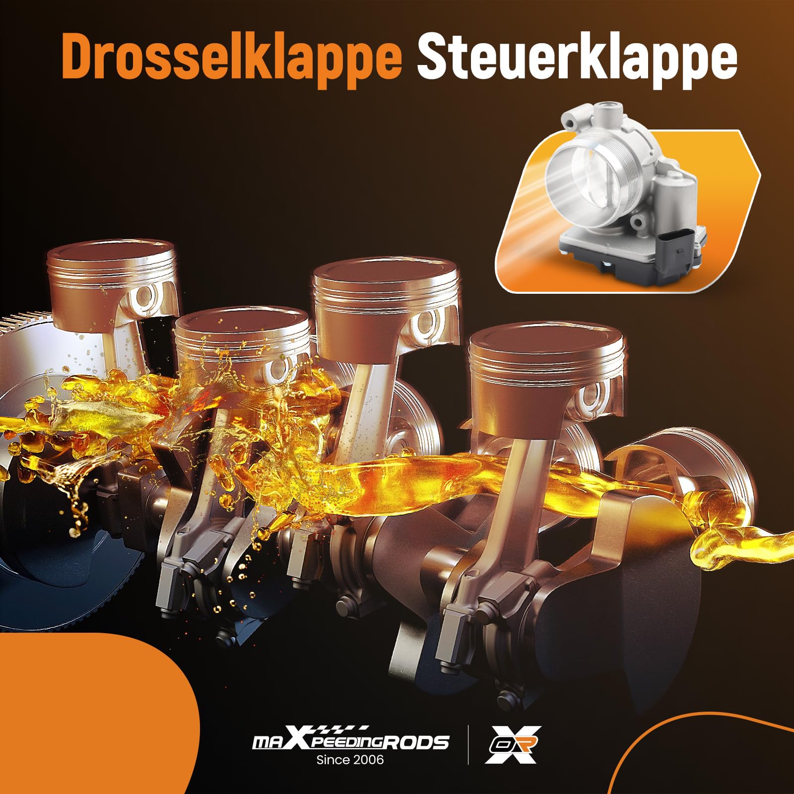 maXpeedingrods Drosselklappe Steuerklappe Luftversorgung 5 für A6 4F 2.7 3.0 059145950A
