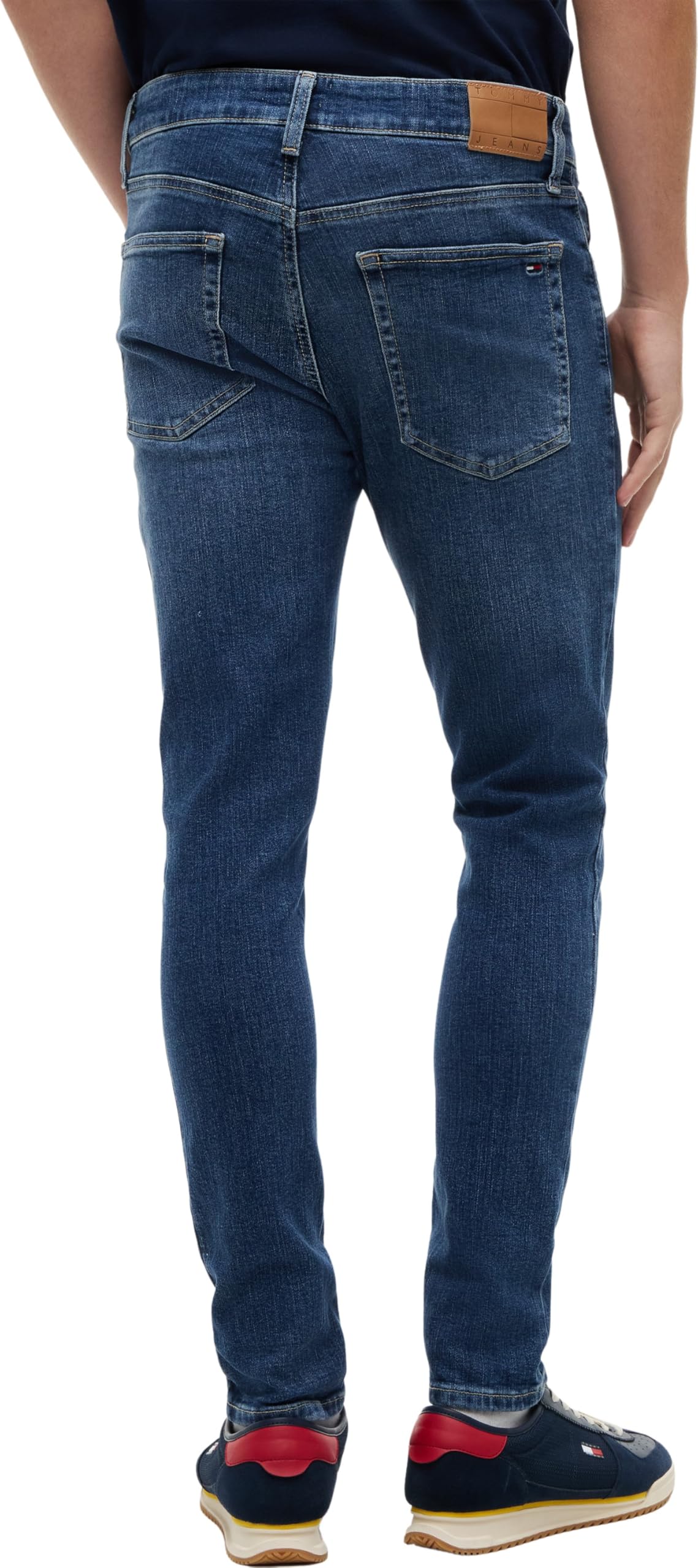 Tommy Jeans Hombre Pantalón Vaquero Austin Slim Tapered Stretch