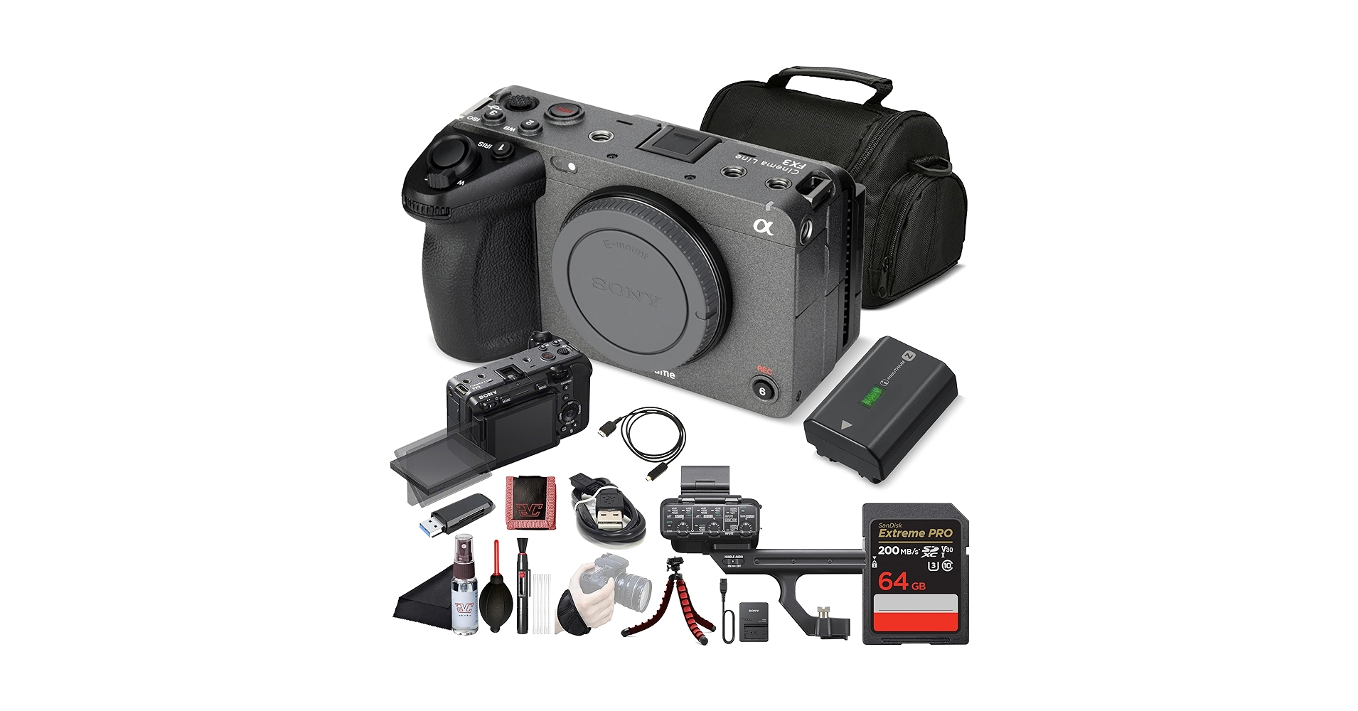 Sony FX3 カメラ Sony FX3 Full-Frame Cinema Camera