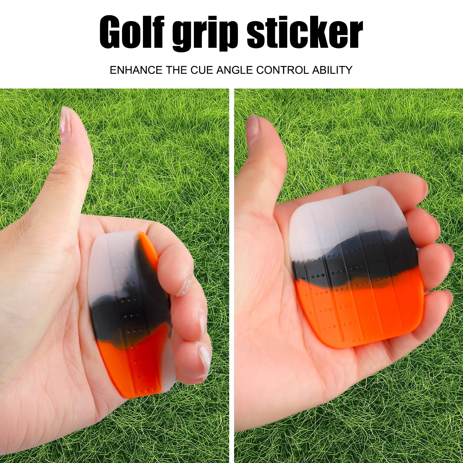2 PCS Grip Golf Aid, Comfortable Grip Pad for Swing Practice, Secure and Comfortable, Easy Storage, Sports Accessories for Outdoor Indoor Sports