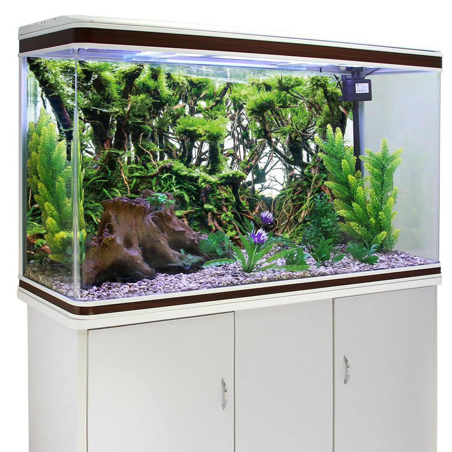 Fish Tank Background 10 Gallon Dtekoj 72X18IN Marble Art Marble