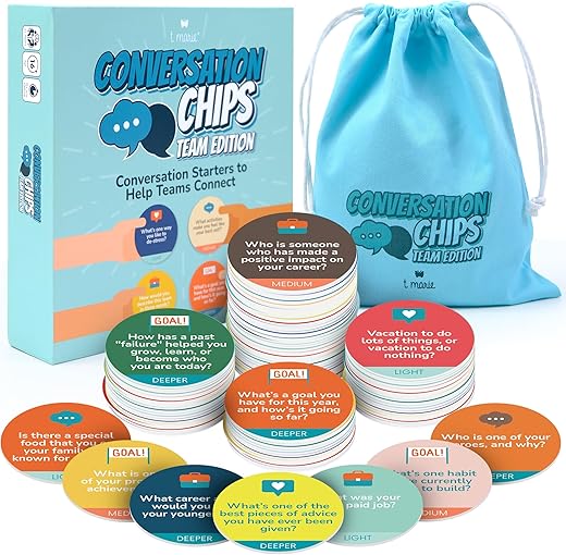 T MARIE Team Building Conversation Starters Chips