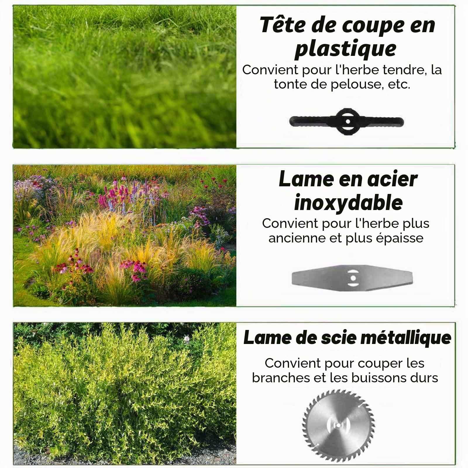 Tondeuse Electrique Gazon Pliable, 21V 13000 mAh Tondeuse Gazon sans Fil Tondeuse Alimentée par Batterie Tondeuse Gazon pour Une Tonte Rapide du Jardin,Piles Et Chargeur Inclus (2 Batteries)