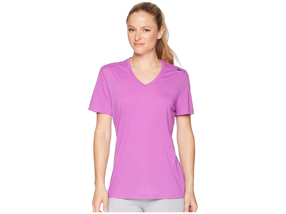 

Reebok Supremium V-Neck Tee (Vicious Violet) Women's T Shirt