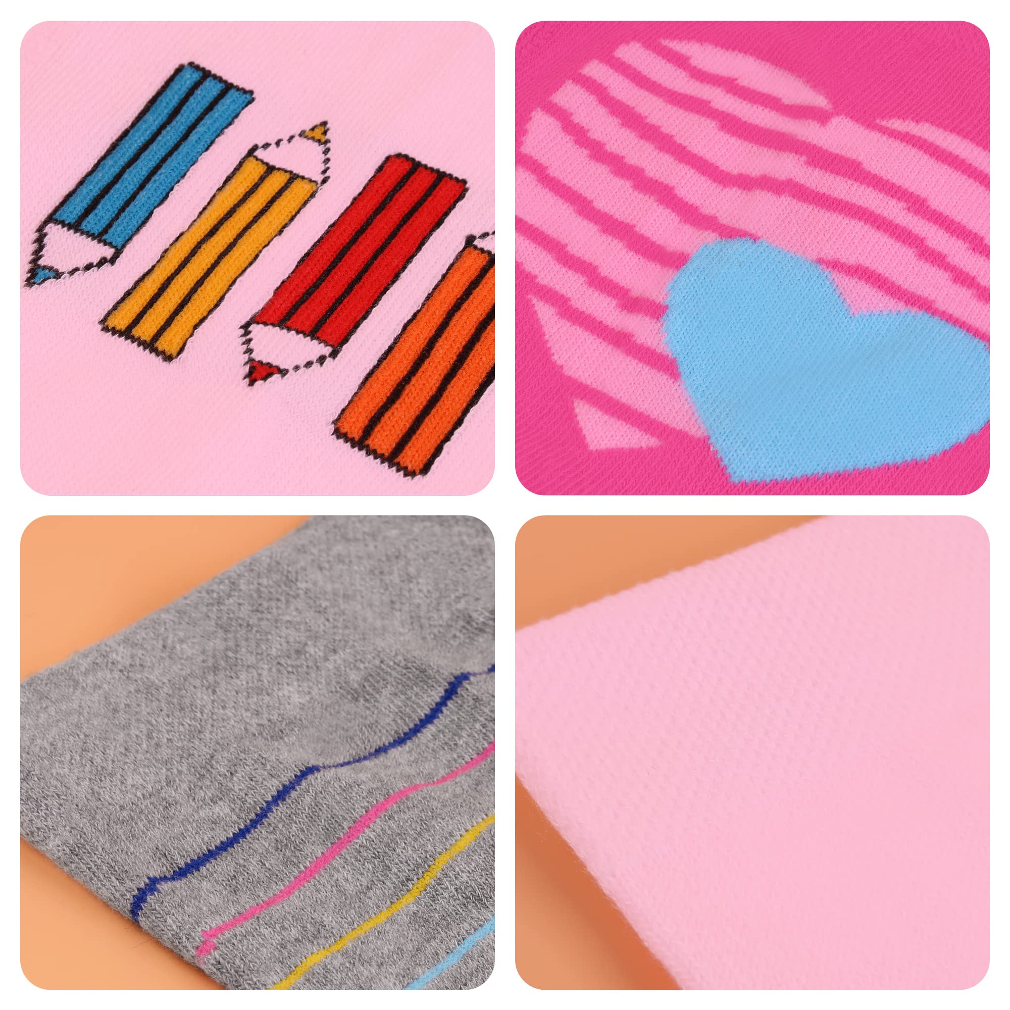 L&K-II Confezione da 3 collant per gattonare per bambini, con suola in ABS, antiscivolo, motivo animale, 2732