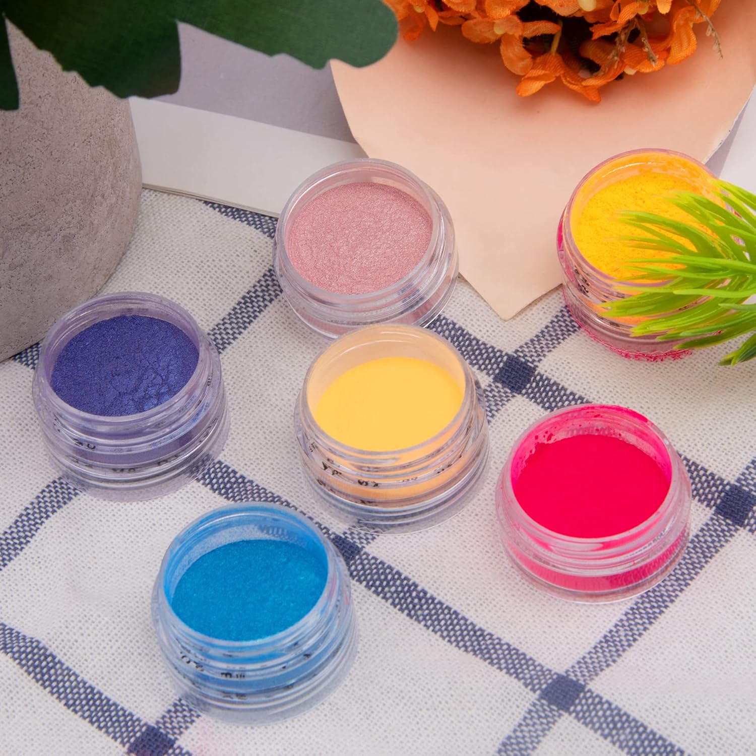 Duufin Pigment Powder for Nails 36 Colors Nail Pigment Powder
