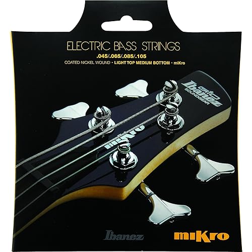 Ibanez IEBS 4 Coated Nickel Wound Mikro Bass Guitar Strings (IEBS4CMK)
