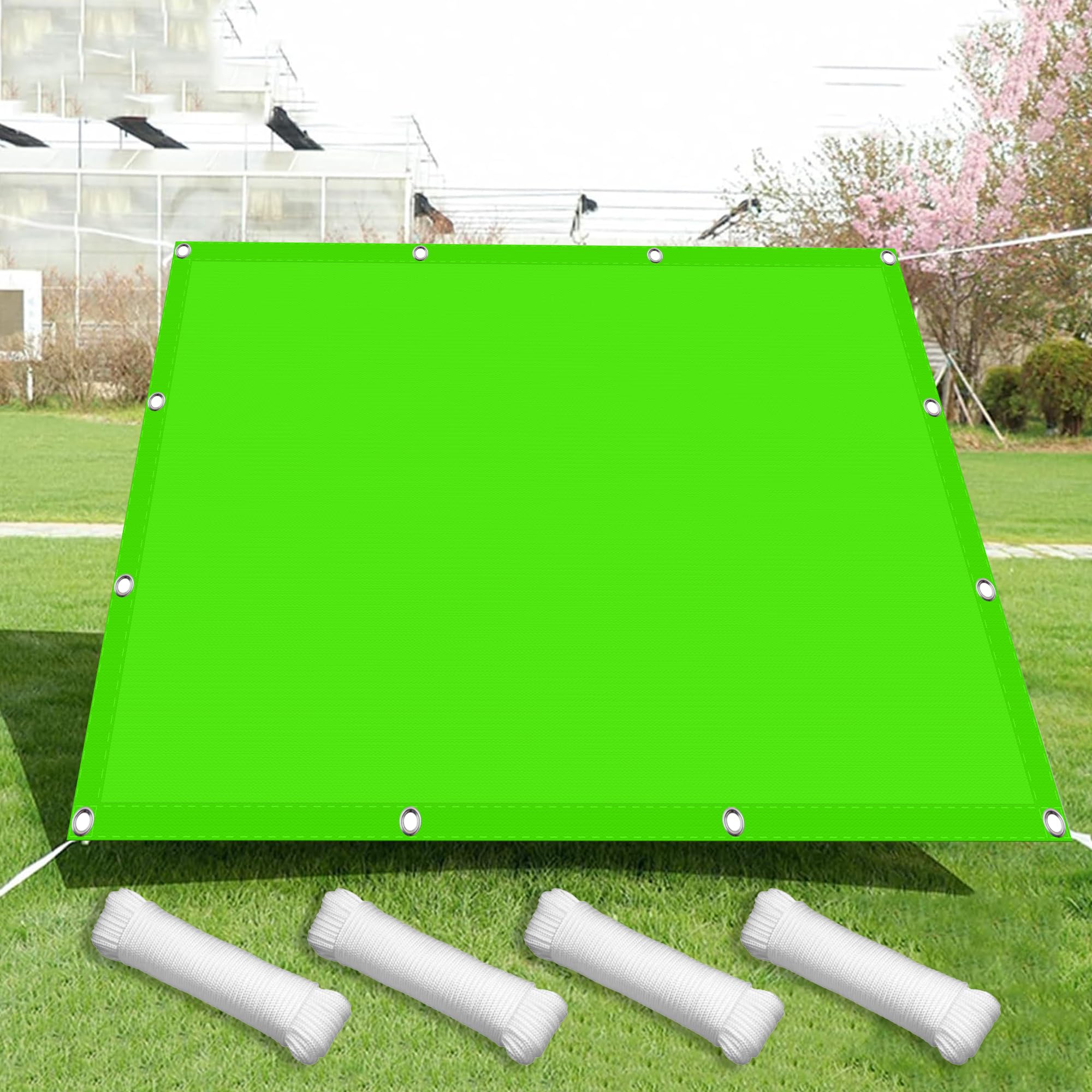 Voile d'ombrage rectangulaire haut de gamme en PES imperméable robuste