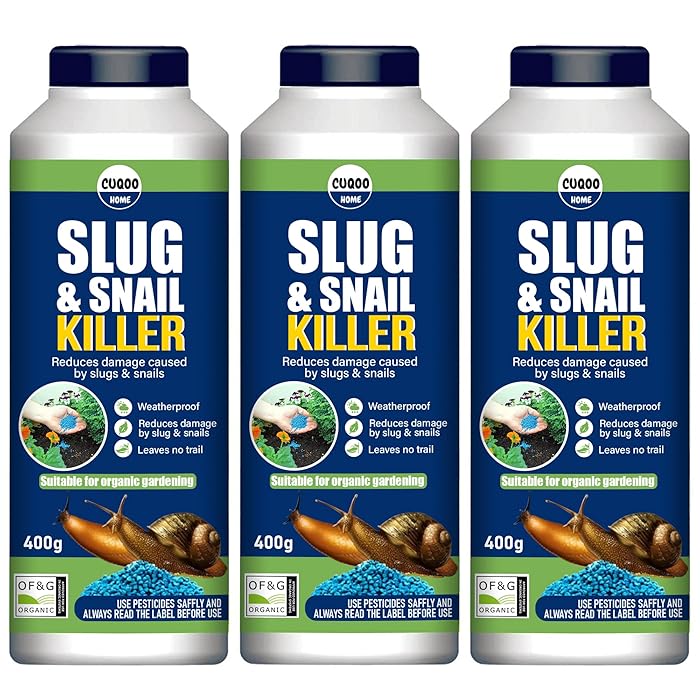 Buy CUQOO Slug & Snail Killer in 400g Slug Pellets for Garden