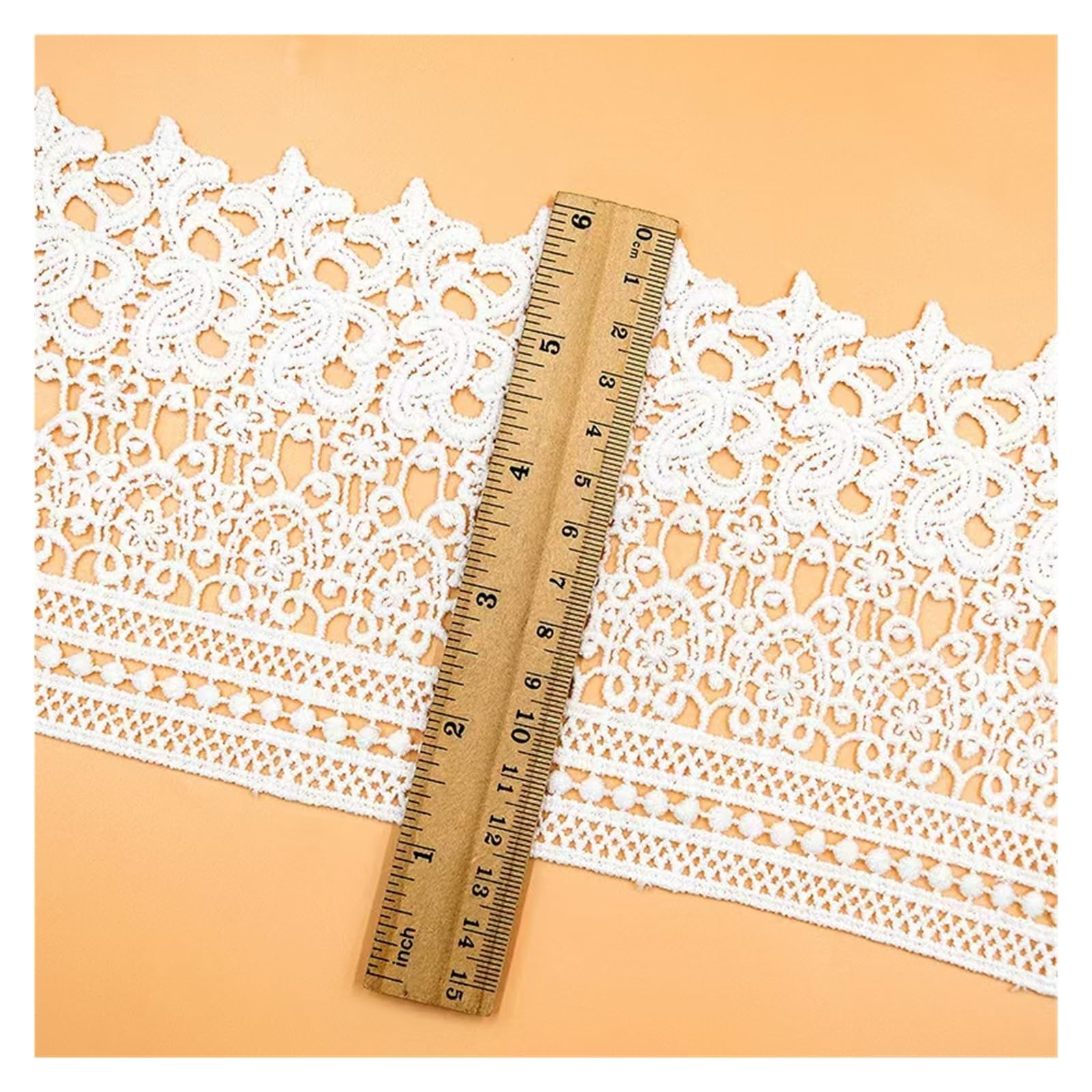 Spitzenbesatzband, Stoff, Nähen, Basteln, Vintage-Spitzenband, Baumwolle, Spitzenstoff, Spitzenband, for Basteln, Hochzeit, Dekoration, Scrapbooking, Geschenkbox