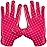 Grip Boost Football Gloves - Solid Stealth 6.0 Boost Plus Sticky Technology - Adult and Youth Football Gloves for Wide Receiver - Men\'s and Boys Sizes (Solid Pink, Youth Small)