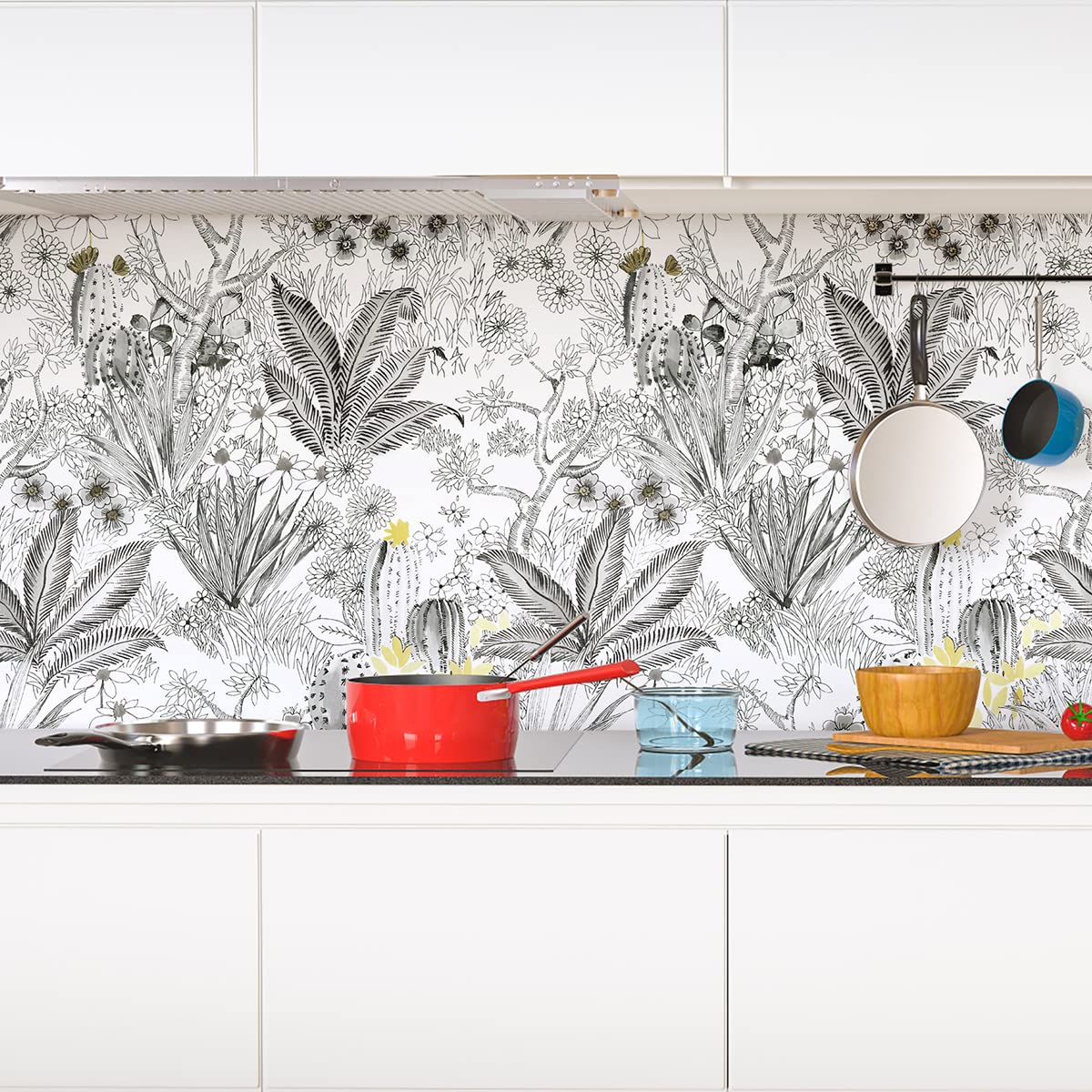 Vintage Floral Peel And Stick Wallpaper For Bathroom Oman - View #4