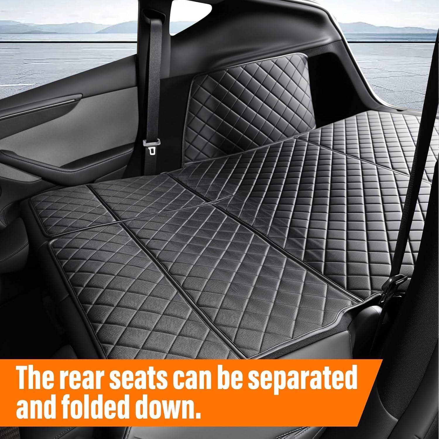 topfit Tappetini per bagagliaio per Tesla Model Y Juniper Nuovo Model Y Rivestimento vano bagagli Coprisedili impermeabili Tappetini protettivi per Tesla Model Y Accessori 2025-2026