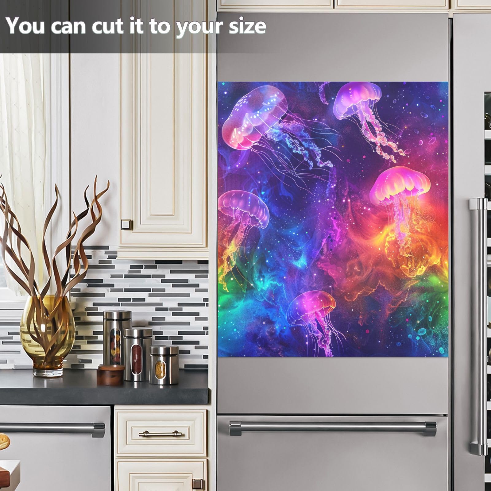 Amazon.com: ALAZA Rainbow Jellyfish in The Galaxy Dishwasher