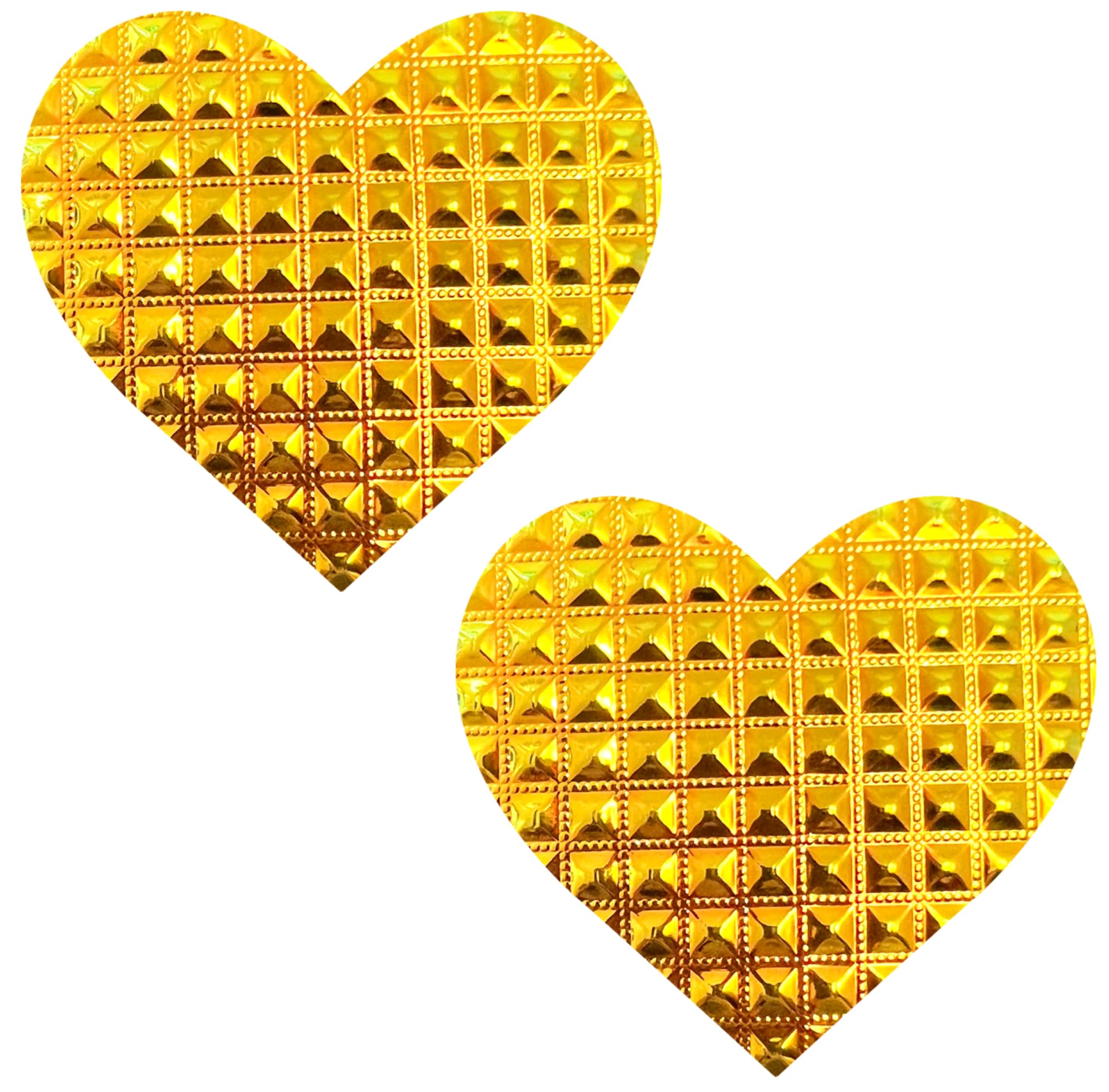 Neva Nude Iridescent Crystal Beamz Nipztix Pasties Nipple Covers for Festivals, Raves, Lingerie and More, Made in USA