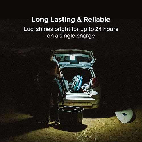 Miniatura 2 de BioLite Luci - Linterna solar inflable para campamento, transparente