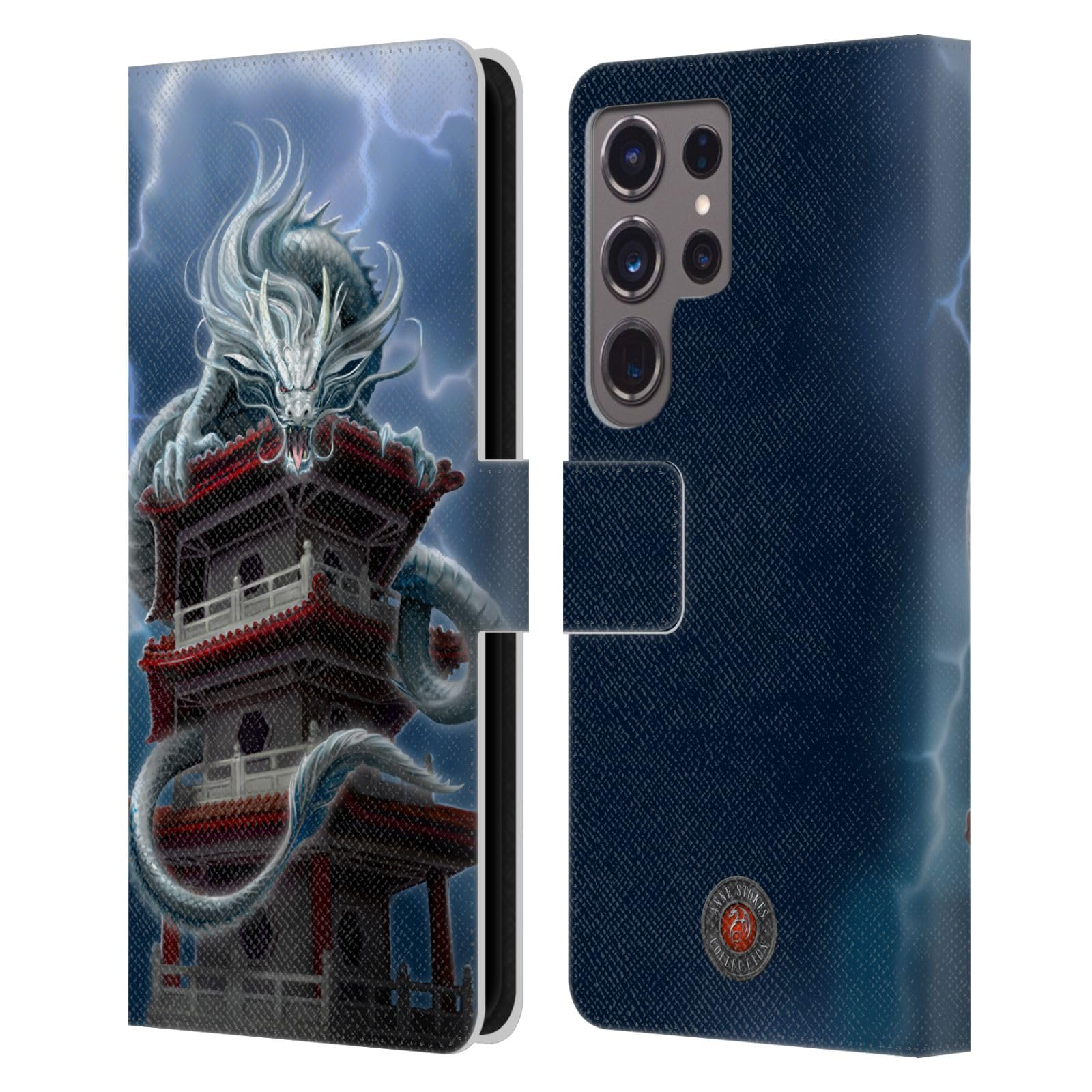 Funda tipo libro para Samsung Galaxy S24 Ultra con soporte horizontal y tarjetero 7