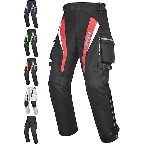 Motorcycle Pants for Men and Women Armored Cordura Overpants Enduro ATV Dual Sports Motocross Cargo Work Touring