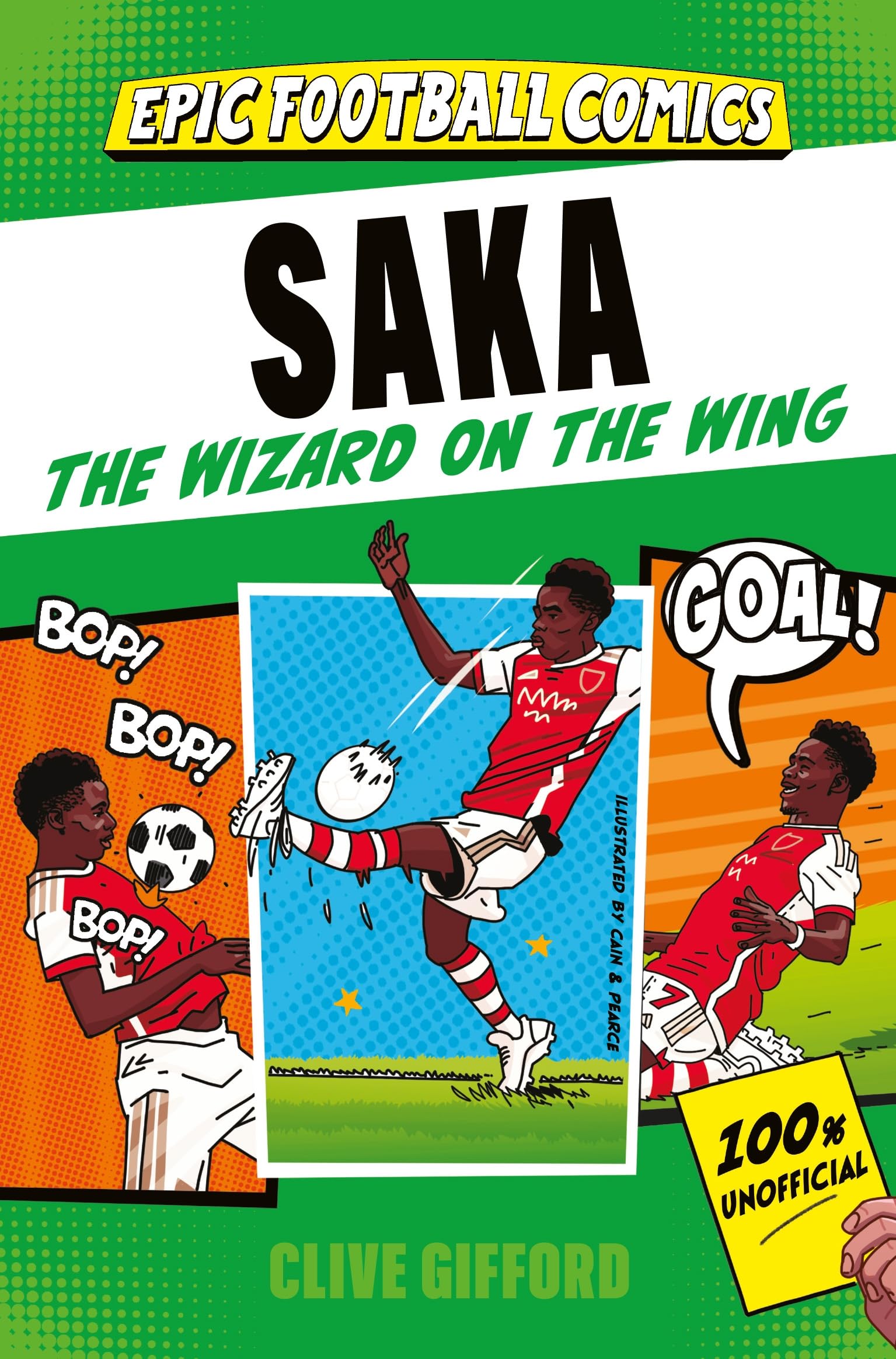 Saka: Celebrate the 2026 World Cup with this comic book biography for young football fans! (Epic Football Comics)