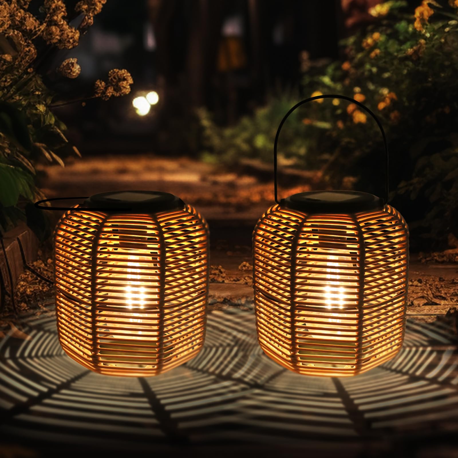 Solar LED lantaarn rotan hoogte 18 cm kopen? | Solarverlichting Solar LED lantaarn rotan hoogte 18 cm kopen? | Solarverlichting