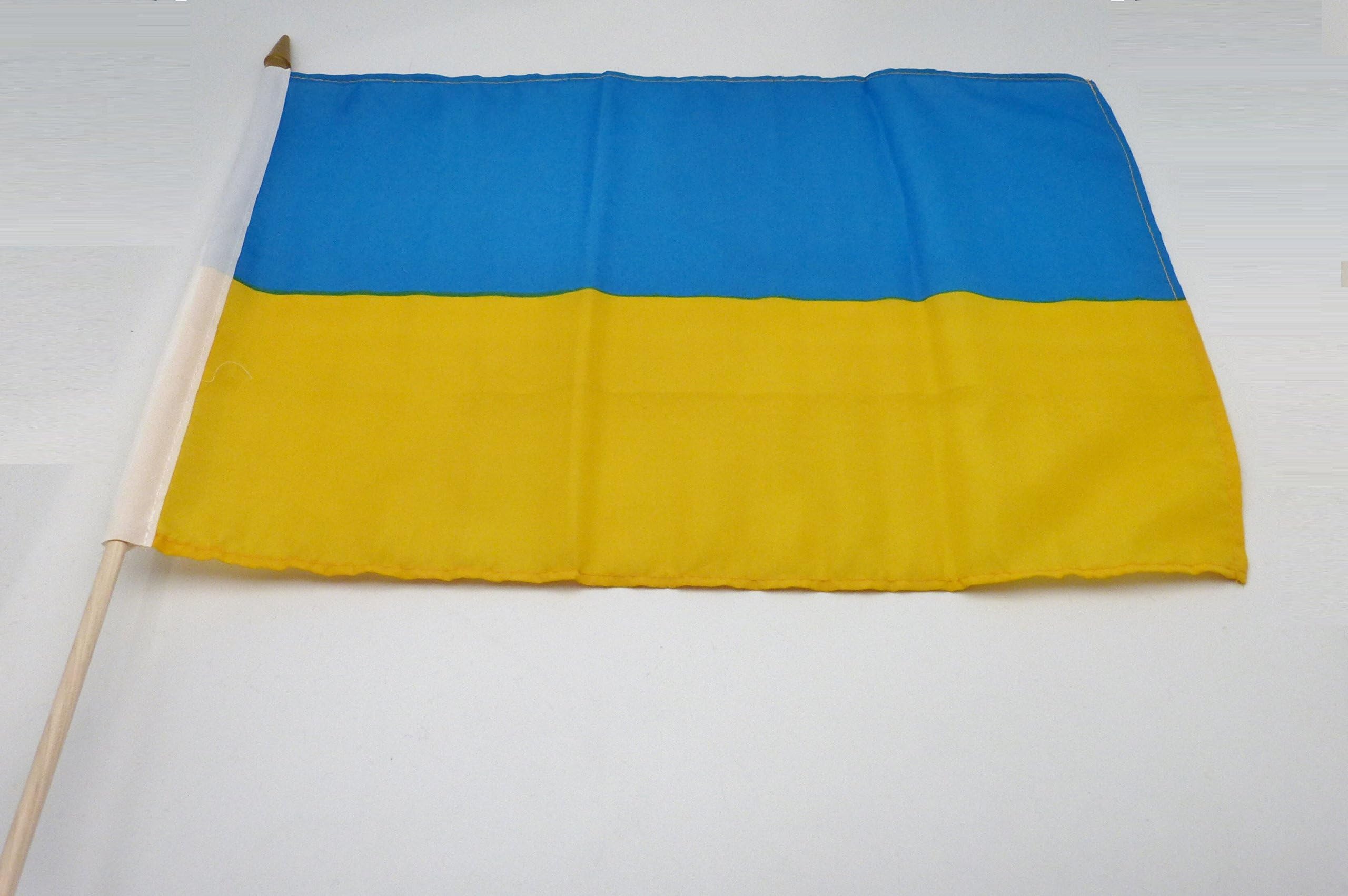 Stock flag, flag, flag, flag, 30 x 45 cm Ukraine Ukraina