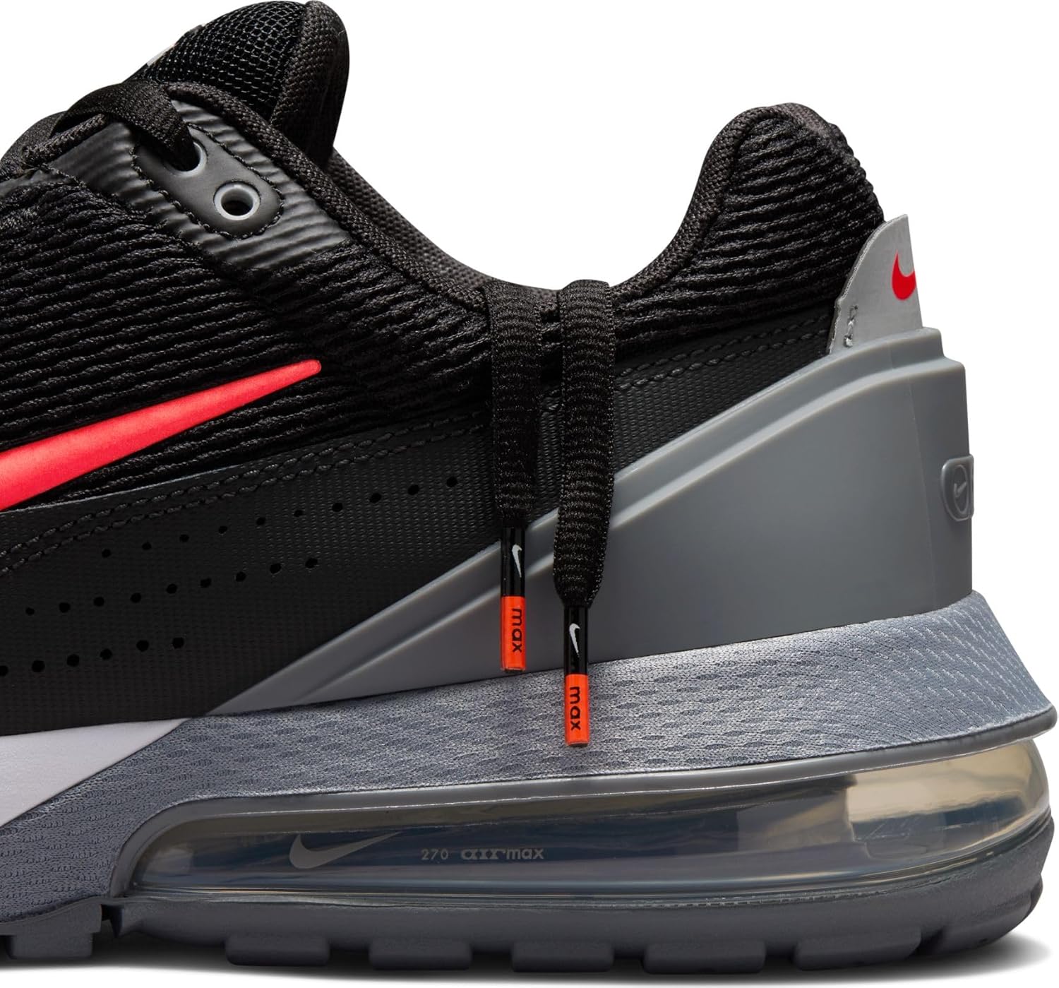 Nike AIR MAX Pulse SE Men's Shoes (FQ4156-001, Black/Smoke Grey/Anthracite/Bright Crimson) Size 10 - Image 7