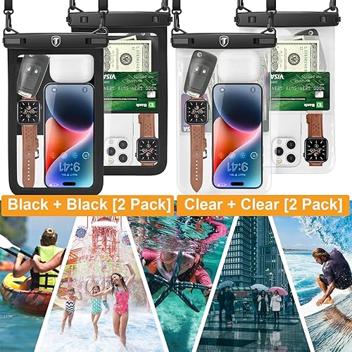 Miniatura 6 de Takfox Funda impermeable extragrande para Samsung Galaxy S25 Ultra S24 Plus S23 Note 20 A36 A35 A16 A15 iPhone 16E 16 Pro Max hasta 10 pulgadas 2
